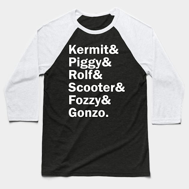 Funny Names x The Muppets Baseball T-Shirt by muckychris